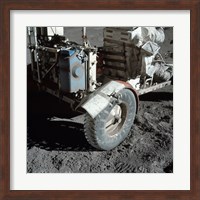 A Close-up view of the Lunar Roving Vehicle during Apollo 17 EVA Fine Art Print