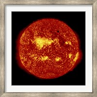 2012 Transit of Venus moving through the Sun Fine Art Print