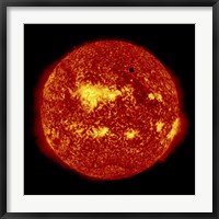 2012 Transit of Venus moving through the Sun Fine Art Print