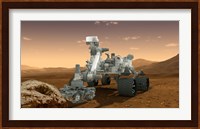 Artist's Concept of NASA's Mars Science Laboratory Curiosity rover Fine Art Print
