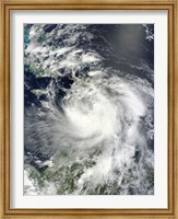 Tropical Storm Isaac Moving through the Eastern Caribbean Sea Fine Art Print