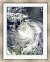 Tropical Storm Isaac Moving through the Eastern Caribbean Sea Fine Art Print