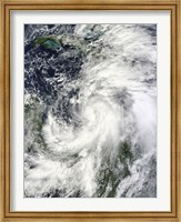 Tropical Storm Sandy Hovering over the Caribbean Sea Fine Art Print