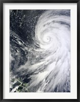 Typhoon Bolaven northeast of the Philippines Fine Art Print