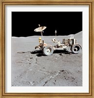 Apollo 15 Lunar Roving Vehicle on the Moon Fine Art Print