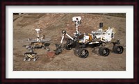 Third Generations of Mars Rovers Fine Art Print
