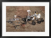 Three Generations of Mars Rovers Fine Art Print