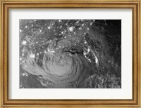 Nighttime view of Tropical Storm Isaac Fine Art Print