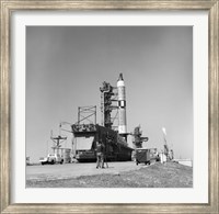 View of the Gemini-Titan 3 on its Launch Pad at Cape Canaveral, Florida Fine Art Print