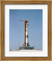 Apollo 10 Space Vehicle on the Launch Pad at Kennedy Space Center Fine Art Print