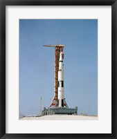 Apollo 10 Space Vehicle on the Launch Pad at Kennedy Space Center Fine Art Print