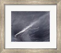 A Plume of Ash, Steam, and other Volcanic Gases stream from Klyuchevskaya Volcano Fine Art Print