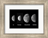 Jupiter's Galilean Moons Fine Art Print