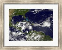 Hurricane Alex Develops in the Western Caribbean Fine Art Print