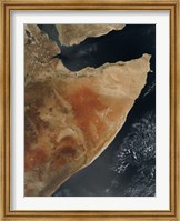 Satellite View of the Horn of Africa Fine Art Print