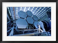 A James Webb Space Telescope Array being Tested in the X-ray and Cryogenic Facility Fine Art Print
