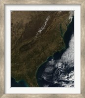 Satellite View of the Southeastern United States Fine Art Print