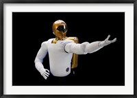 Robonaut 2, humanoid Astronaut helper Framed Print
