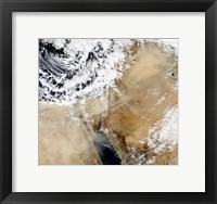 Satellite View of the Eastern Mediterranean Fine Art Print