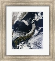 Satellite View of Japan Fine Art Print