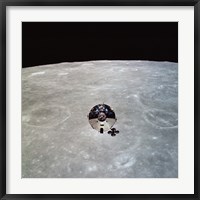 The Apollo 10 Command and Service Modules in Lunar Orbit Fine Art Print