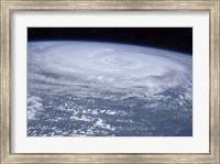 View from space of Hurricane Irene off the East Coast of the United States Fine Art Print
