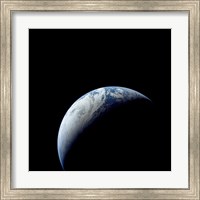 Crescent Earth taken from the Apollo 4 Mission Fine Art Print