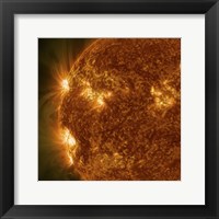 Sun Showing Solar Activity Fine Art Print