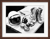 Components of the Mercury Spacesuit Included Gloves, Boots and a Helmet Fine Art Print