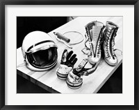 Components of the Mercury Spacesuit Included Gloves, Boots and a Helmet Fine Art Print