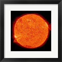 Two Solar Prominences Erupt from the Sun Fine Art Print