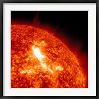An M87 Class Flare Erupts on the Sun's surface Fine Art Print