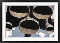 Close-up view of the Three Main Engines of Space Shuttle Discovery Fine Art Print