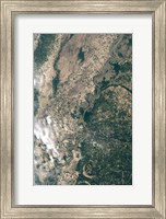 Satellite Image of Flood Waters in Memphis, Tennesse Fine Art Print