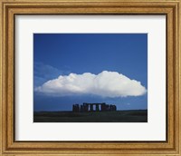 A Large Cloud over Stonehenge, Wiltshire, England Fine Art Print