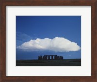 A Large Cloud over Stonehenge, Wiltshire, England Fine Art Print