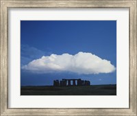 A Large Cloud over Stonehenge, Wiltshire, England Fine Art Print