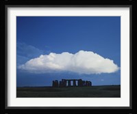 A Large Cloud over Stonehenge, Wiltshire, England Fine Art Print