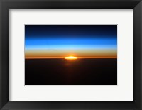 Sunrise as Seen from the International Space Station Fine Art Print