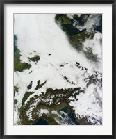 A Massive Cloudbank Sprawled over Central Europe Fine Art Print