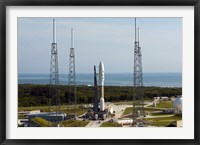 An Atlas V-551 Launch Vehicle at Cape Canaveral Air Force Station in Florida Fine Art Print