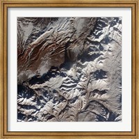 Satellite Image of Russia's Kizimen Volcano Fine Art Print