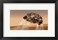The Rover and Descent Stage for NASA's Mars Science Laboratory Spacecraft Fine Art Print