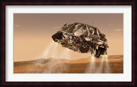 The Rover and Descent Stage for NASA's Mars Science Laboratory Spacecraft Fine Art Print