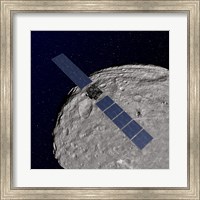 NASA's Dawn Spacecraft Orbiting the Giant Asteroid Vesta Fine Art Print