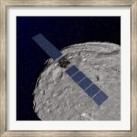 NASA's Dawn Spacecraft Orbiting the Giant Asteroid Vesta Fine Art Print