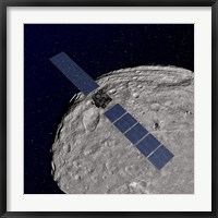 NASA's Dawn Spacecraft Orbiting the Giant Asteroid Vesta Fine Art Print