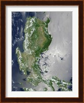Satellite Image of the Northern Philippines Fine Art Print
