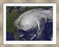 Satellite View of Hurricane Irene Fine Art Print
