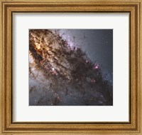 Dark Lanes of Dust Crisscross the Elliptical Galaxy Centaurus A Fine Art Print